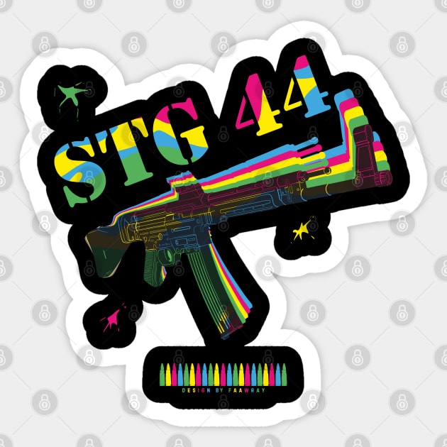 StG 44 assault rifle bright variant Sticker by FAawRay